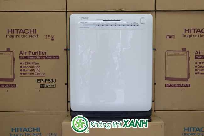 Máy lọc không khí Hitachi EP-PZ50J màu trắng có thiết kế gọn, đẹp - Thiết kế tương tự với model đàn anh EP-A5000